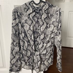 Snake skin pattern shirt
